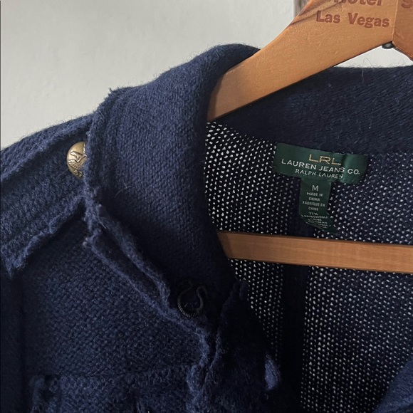Ralph Lauren LRL Long Sweater Jacket Womens Medium - Picture 2 of 4